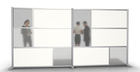 148 inch wide x 75" high Room Partition SW14875-10-10A-6L-WTW-4S1L-HTW