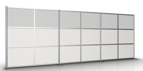 Modern Office Partition 200" wide by 75" high