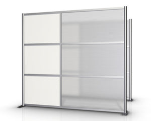 Modern Office Partition Model SW8475-1, 84" wide by 75" tall
