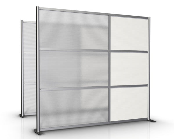 Modern Office Partition Model SW8475-1, 84" wide by 75" tall