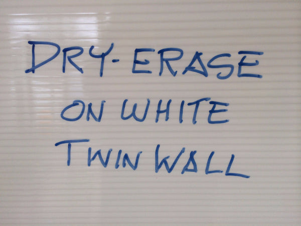 100"L x 51"W x 75" high -  L-Shaped Office Partition, White & Translucent Panels