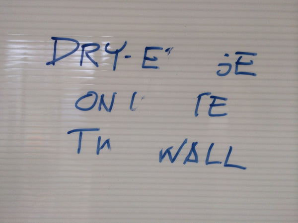 Dry-Erase on White Opaque Twin Wall Panel for Office Partitions