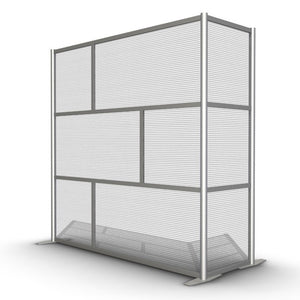 L-Shaped Room Divider Wall 