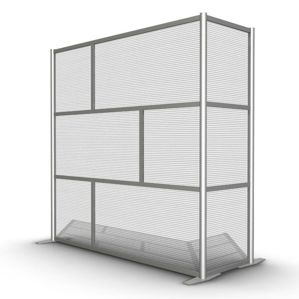 L-Shaped Room Divider Wall 