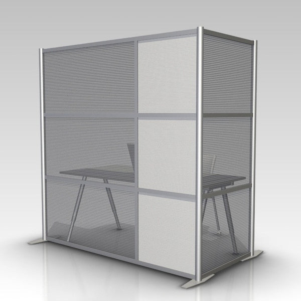 Room Partition L-Shaped Configuration, 75" x 35"