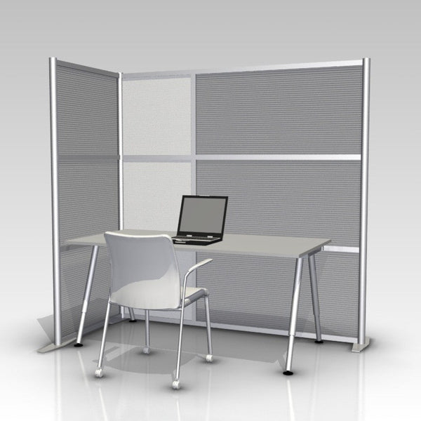 Room Partition L-Shaped Configuration, 75" x 35"