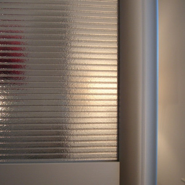 68" wide x 51" tall Office Partition Desk Divider, White & Translucent Panels