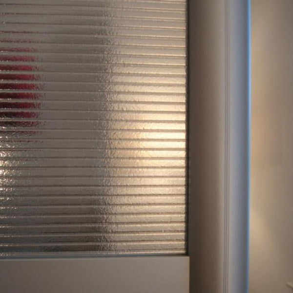 Detail photo of modern office partition divider wall